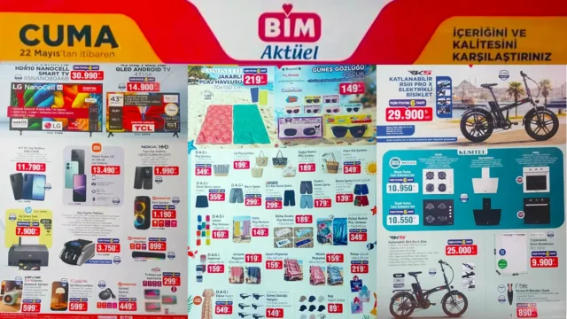 BİM 22 Mayıs kataloğu yayınlandı: Kurban bayramı öncesi BİM’den plaj sürprizi